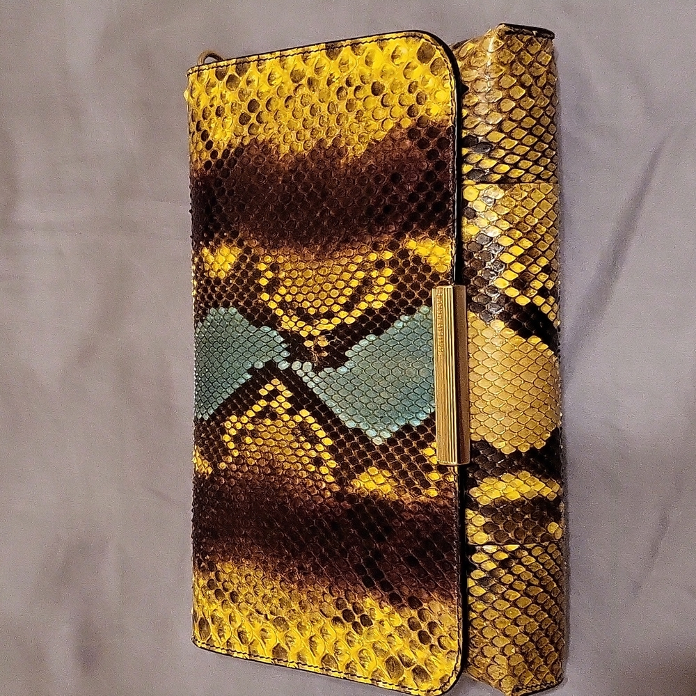 Emilio Pucci python clutch or crossbody bag